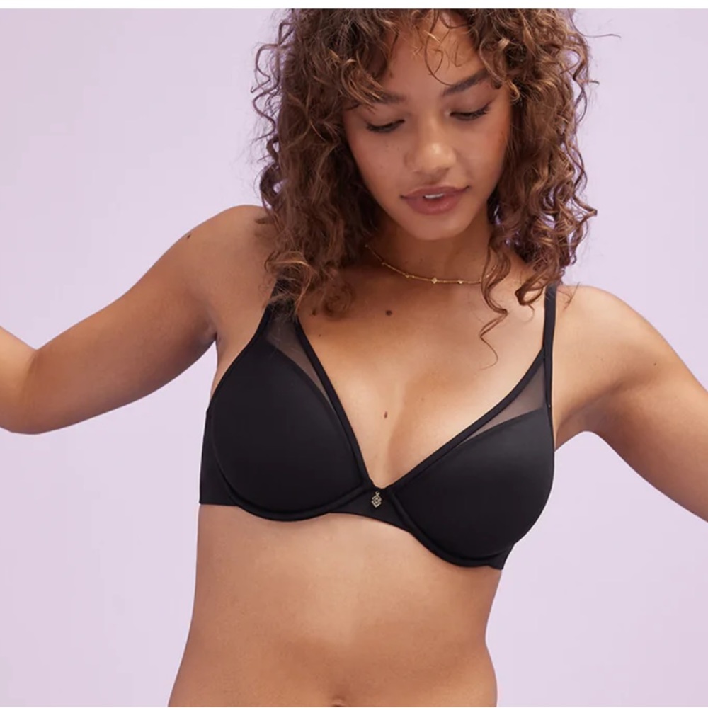 ThirdLove 24/7 Classic Uplift Plunge Bra, size 34D